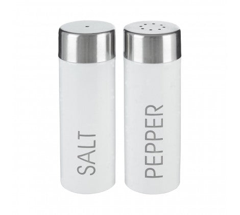 White Salt & Pepper Shaker Set - Adapt Avenue