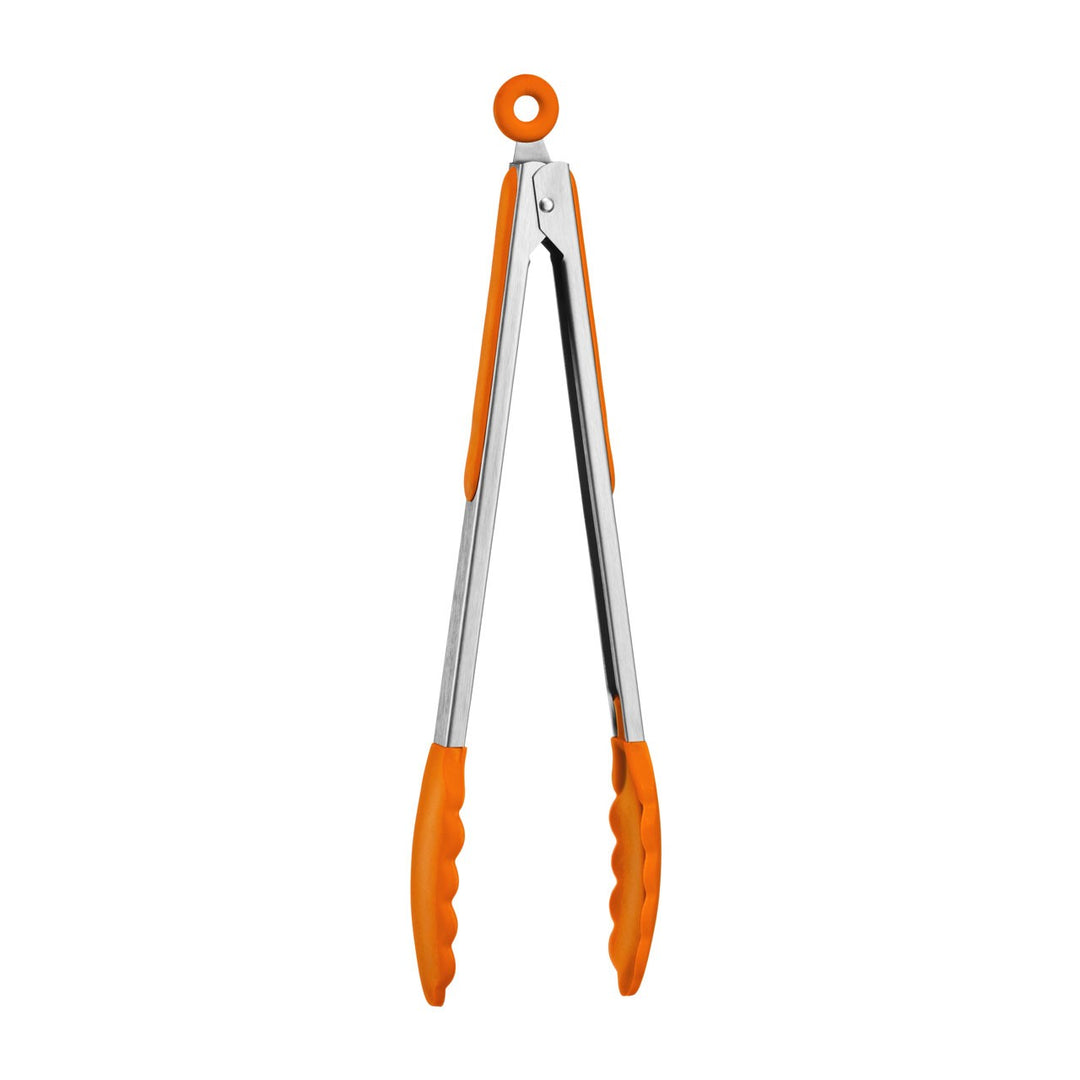 Zing - Silicone/Steel Tongs, Orange - Adapt Avenue