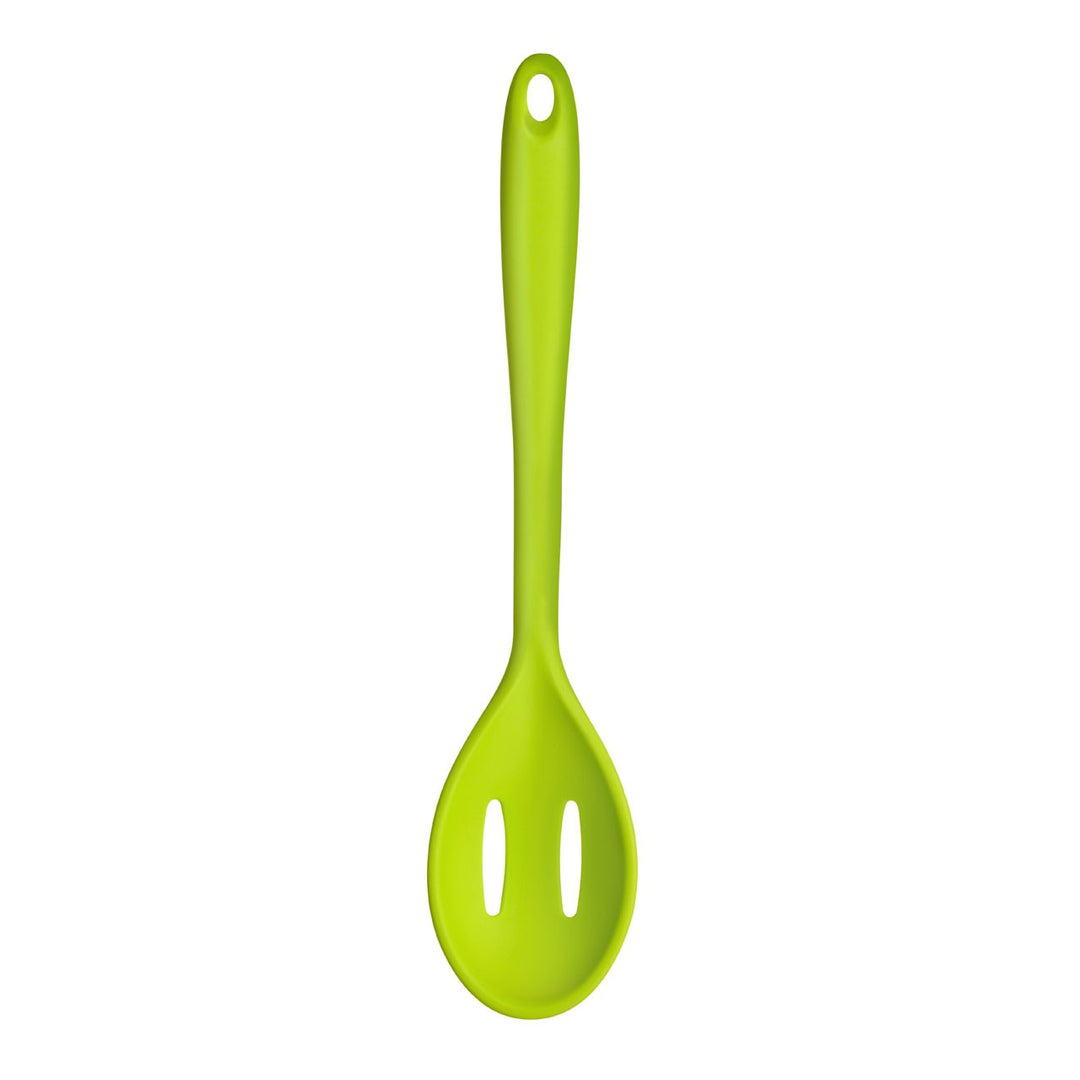 Zing - Silicone Slotted Spoon, Lime Green - Adapt Avenue