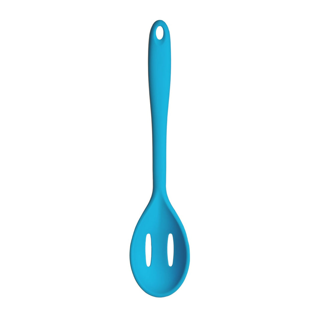 Zing - Silicone Slotted Spoon, Blue - Adapt Avenue