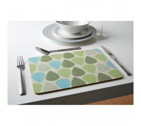 Green Leaf Set of 4 Placemats - Adapt Avenue
