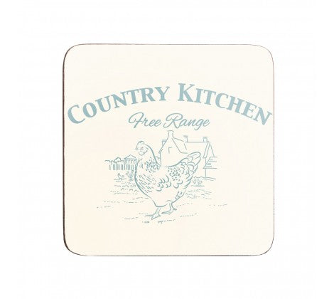 Country Kitchen Set Of 4 Coasters - Adapt Avenue