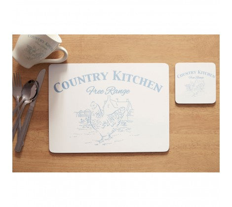 Country Kitchen Set Of 4 Coasters - Adapt Avenue