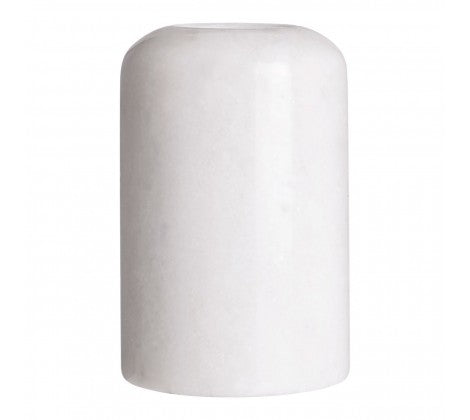 Lamonte Small White Marble Candle Holder - Adapt Avenue