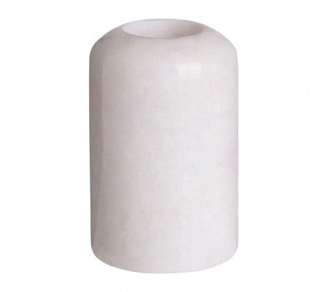 Lamonte Small White Marble Candle Holder - Adapt Avenue