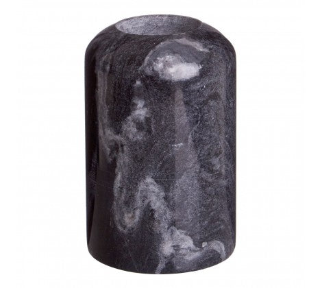 Lamonte Small Black Marble Candle Holder - Adapt Avenue