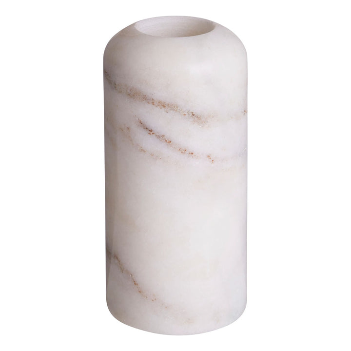 Lamonte Large White Marble Candle Holder