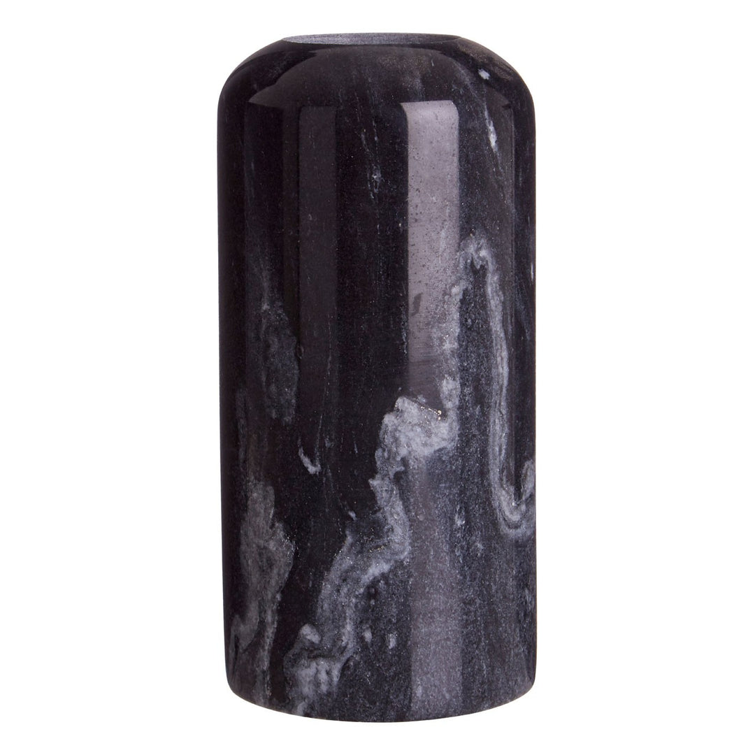 Lamonte Large Black Marble Candle Holder