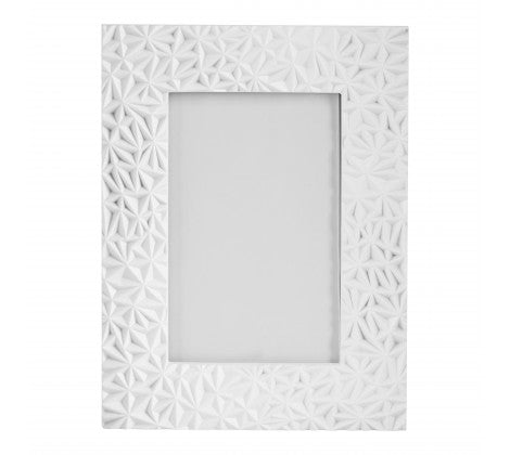 Geo 4 x 6" (10 x 15cm) White Photo Frame - Adapt Avenue