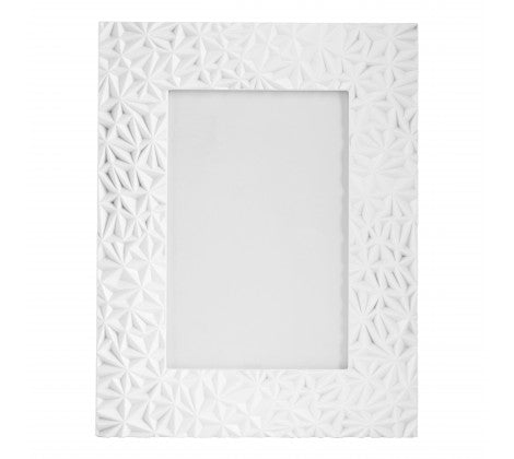 Geo 5 x 7" (13 x 18cm) White Photo Frame - Adapt Avenue