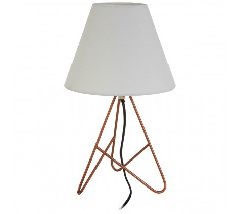 Bardo Copper Finish Wire Table Lamp - Adapt Avenue