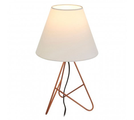 Bardo Copper Finish Wire Table Lamp - Adapt Avenue