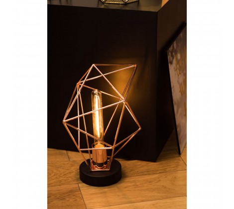 Wyra Copper Finish Table Lamp - Adapt Avenue