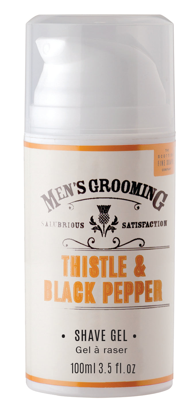 Thistle & Black Pepper Shave Gel, 100ml | Adapt Avenue
