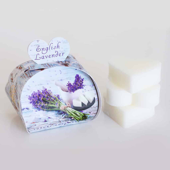Saponi per ospiti di lusso alla lavanda inglese