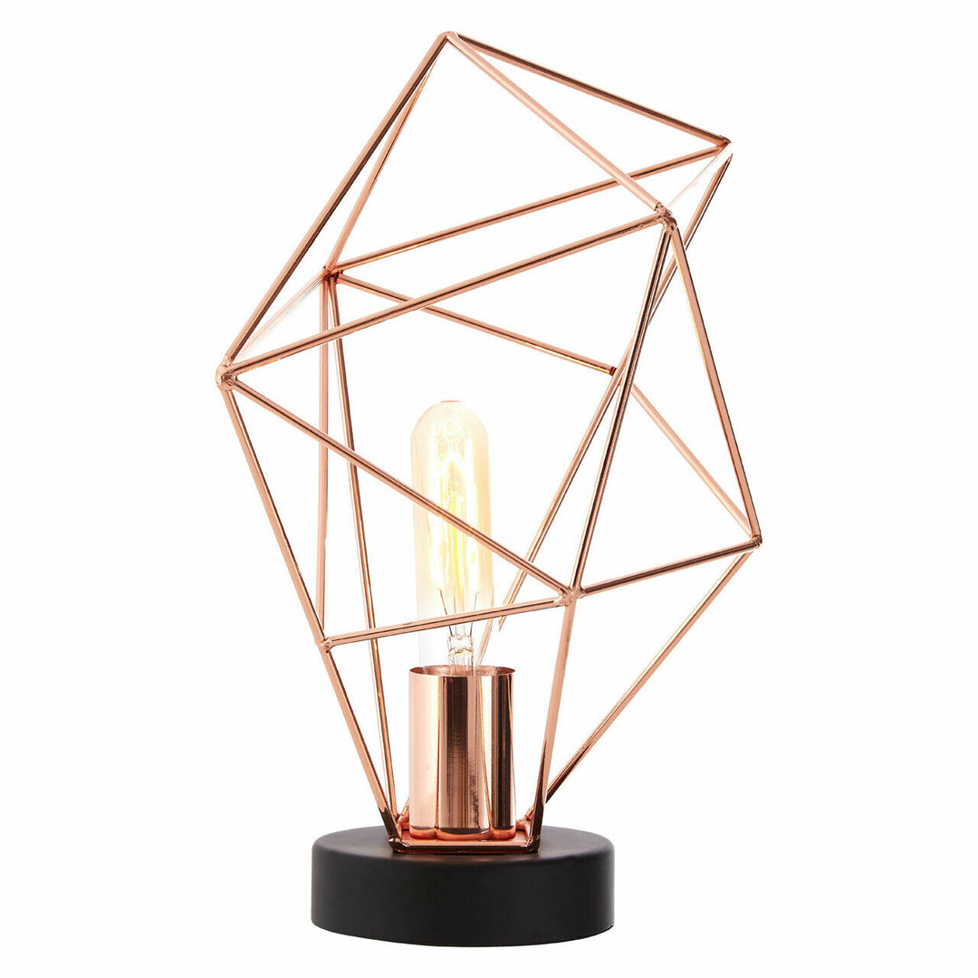 Wyra Copper Finish Table Lamp - Adapt Avenue